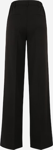 Regular Pantalon à plis 'CAMIL' Pieces Tall en noir