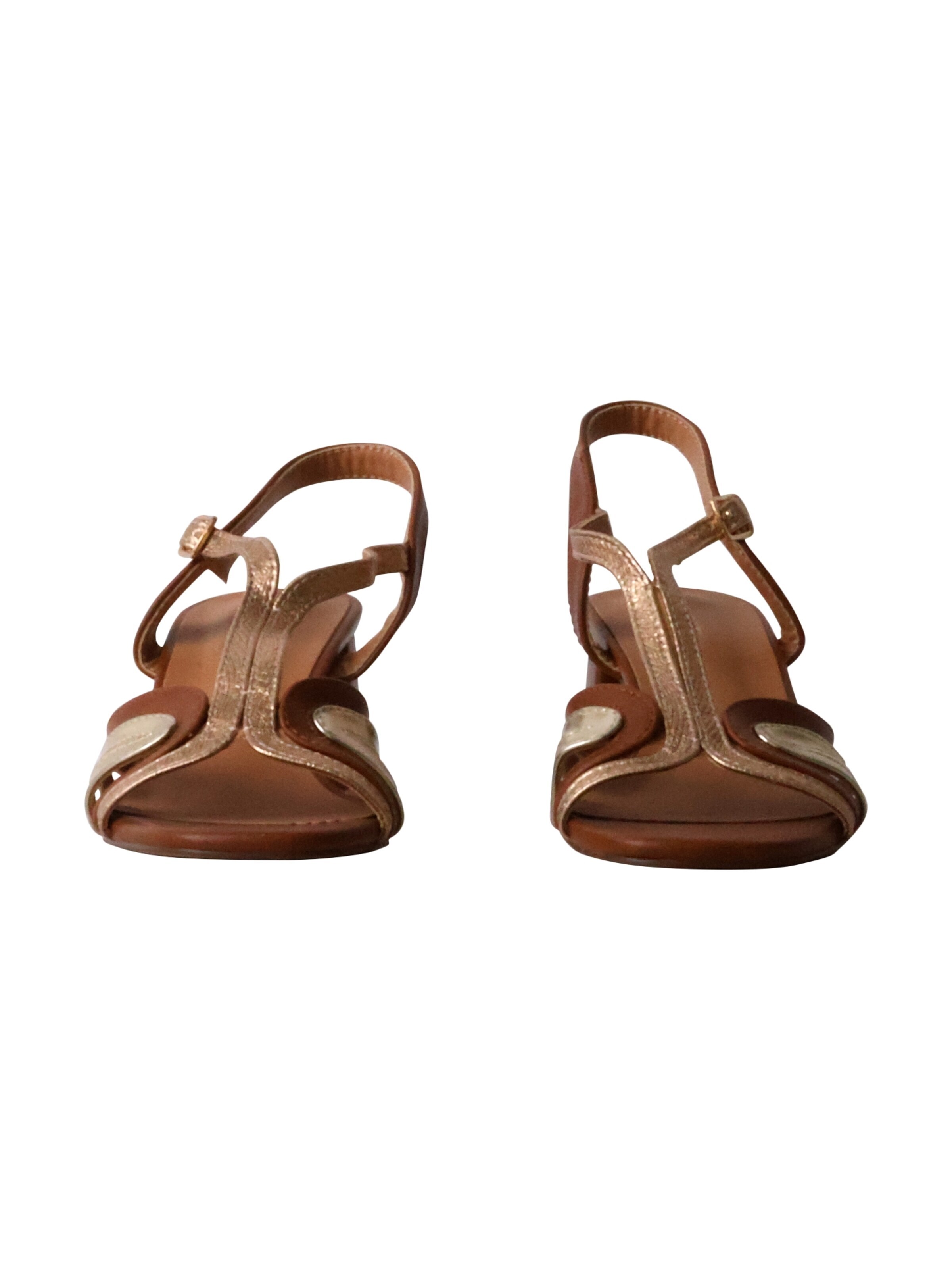 Sandales à lanières POTI PATI en marron