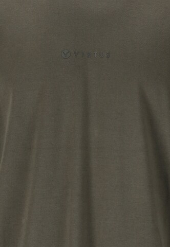 Virtus T-Shirt 'Roake' in Braun