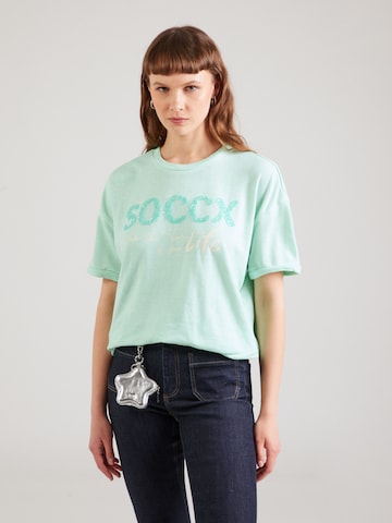 Soccx Mikina - Zelená: predná strana