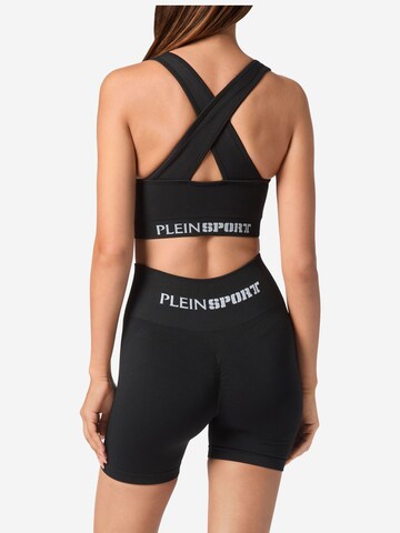 Plein Sport - Bustier Top deportivo en negro