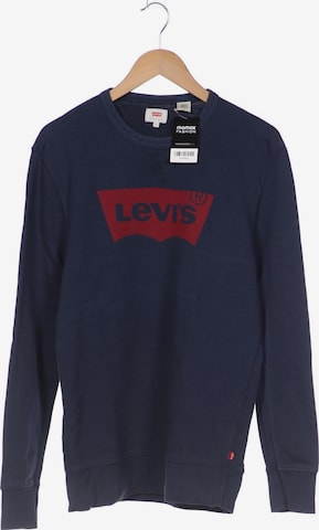 LEVI'S ® Sweatshirt & Zip-Up Hoodie in M in Blue: front