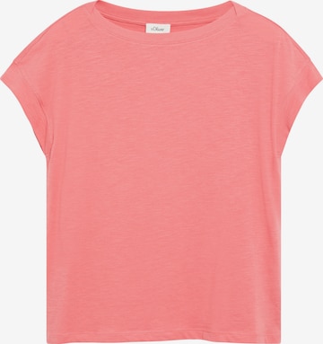 s.Oliver Shirt in Roze: voorkant