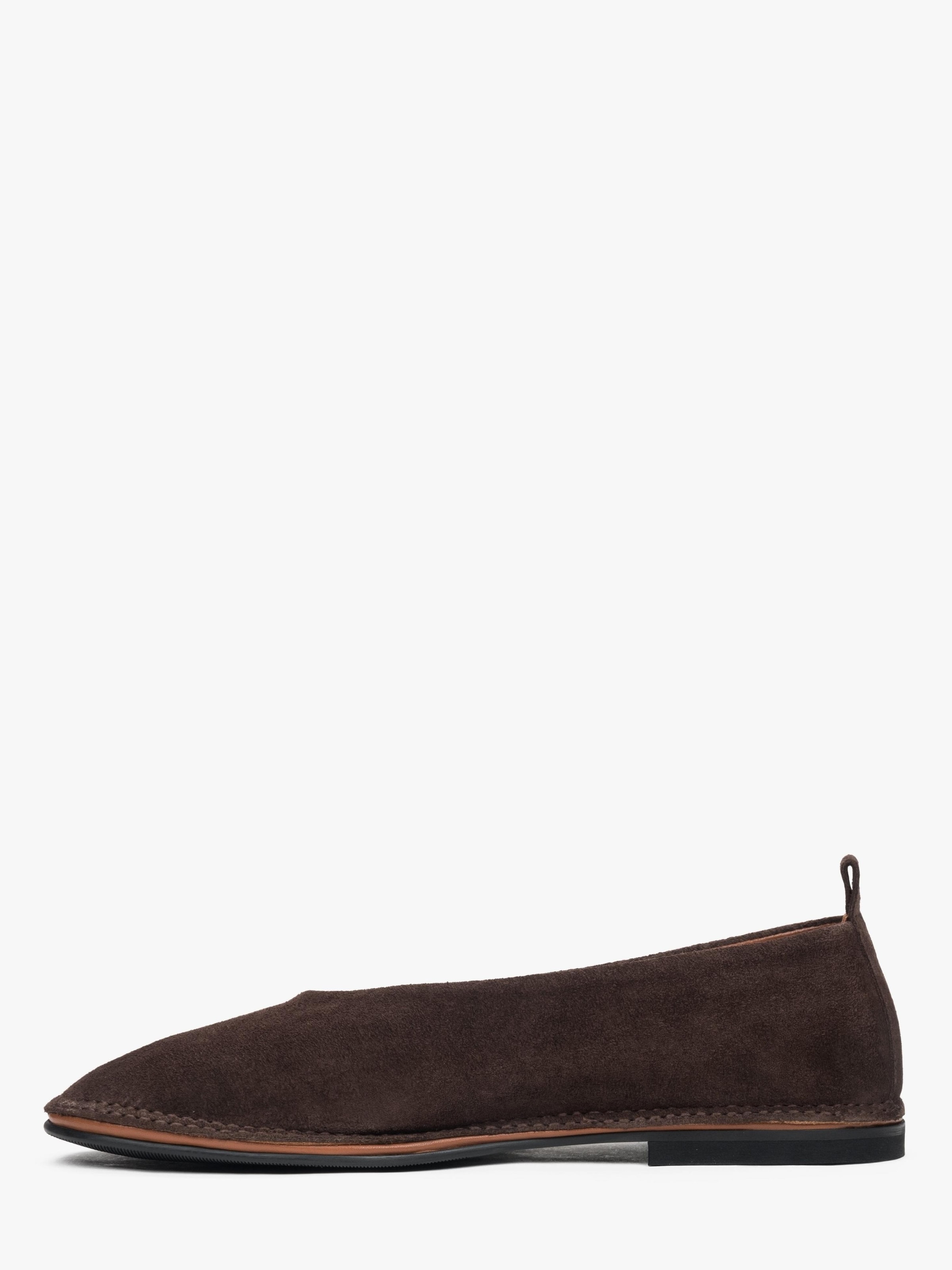 Estro Ballerinasko '48-100-5' i brun: forside