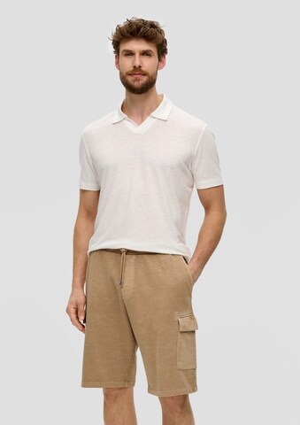 Loosefit Pantalon cargo s.Oliver en marron