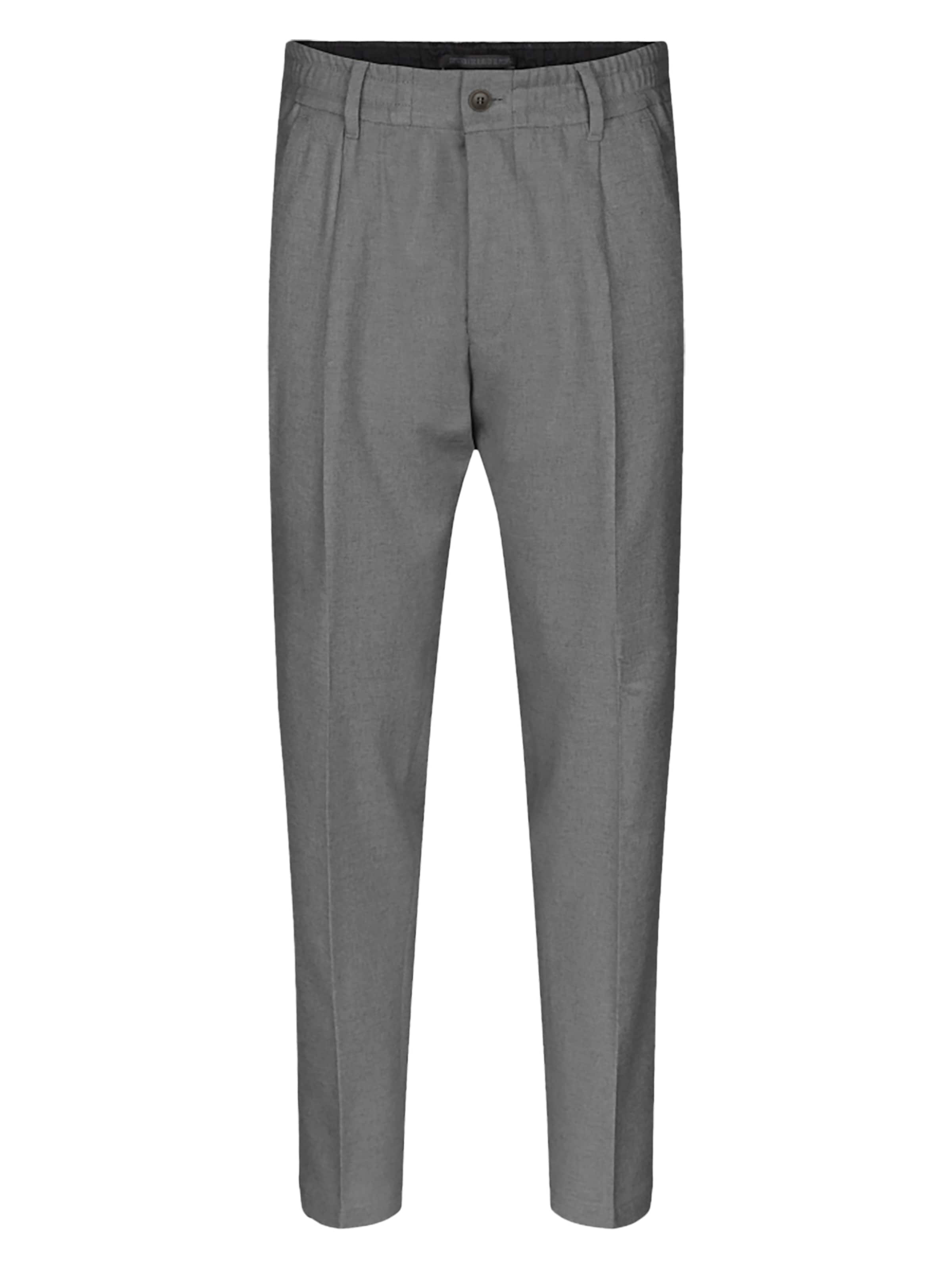 DRYKORN Slimfit Hose 'Ajend' in Grau: Vorderseite