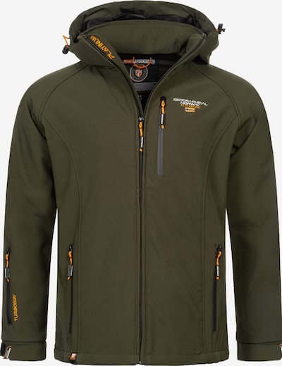 GEOGRAPHICAL NORWAY Übergangsjacke 'Herren Herbst Winter Jacke Softshell Jacke Outdoor Regen Übergangs' in S in khaki, Produktansicht