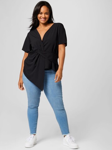 Guido Maria Kretschmer Curvy - Blusa 'Felicia' en negro