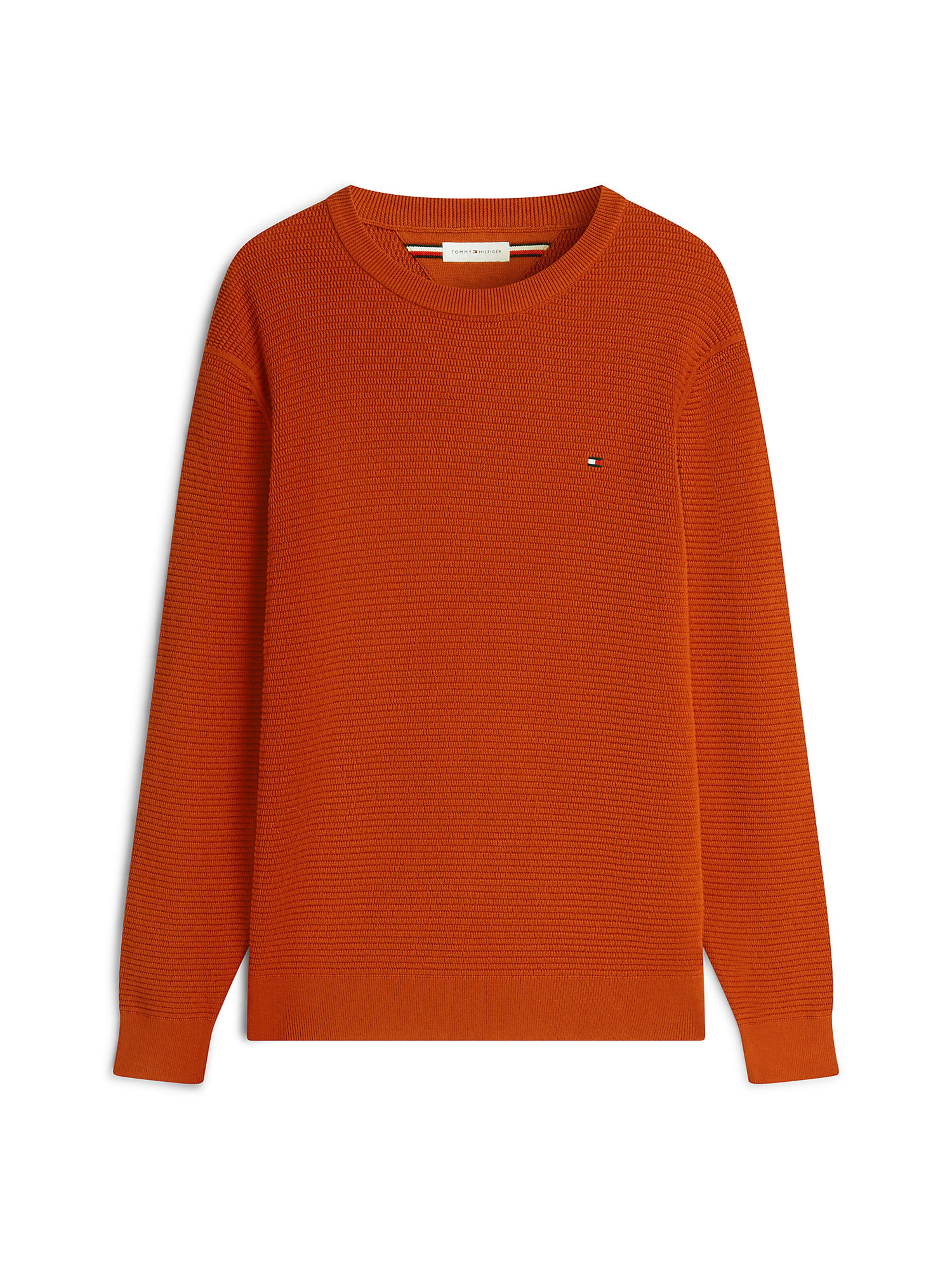 TOMMY HILFIGER Pullover in Orange: Vorderseite