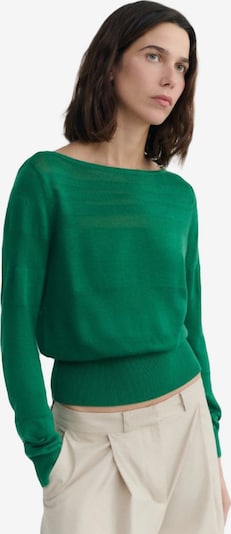 Thinking MU Sweater 'BE SEMI TRANSPARENT KNITTED GREEN' in L in Green, Item view