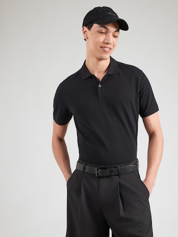 T-Shirt LERROS en noir : devant