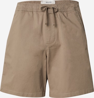 Pantaloni di HOLLISTER in marrone: frontale