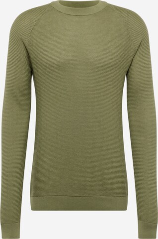 JACK & JONES Pulóver 'JASPER' - zöld: elől