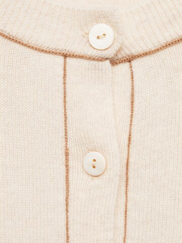 Cardigan 'Manuel' MANGO en beige