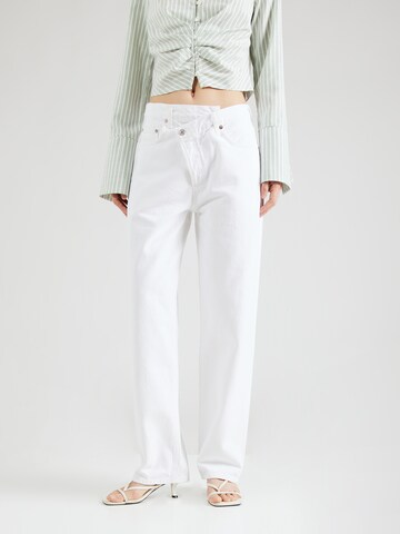 AGOLDE Loose fit Jeans 'Parker' in White: front