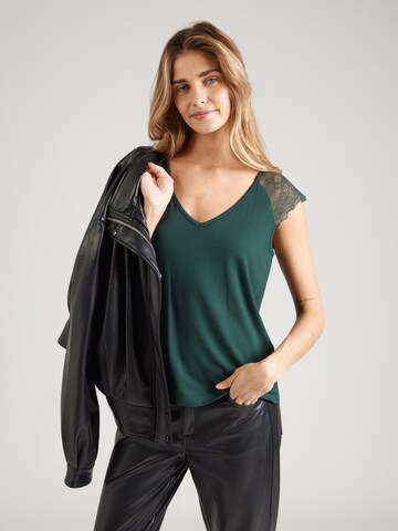 ONLY T-Shirt 'ONLPETRA' in Grün: Vorderseite