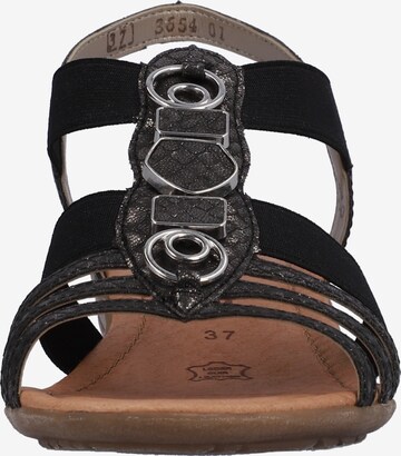 REMONTE Strap Sandals in Black