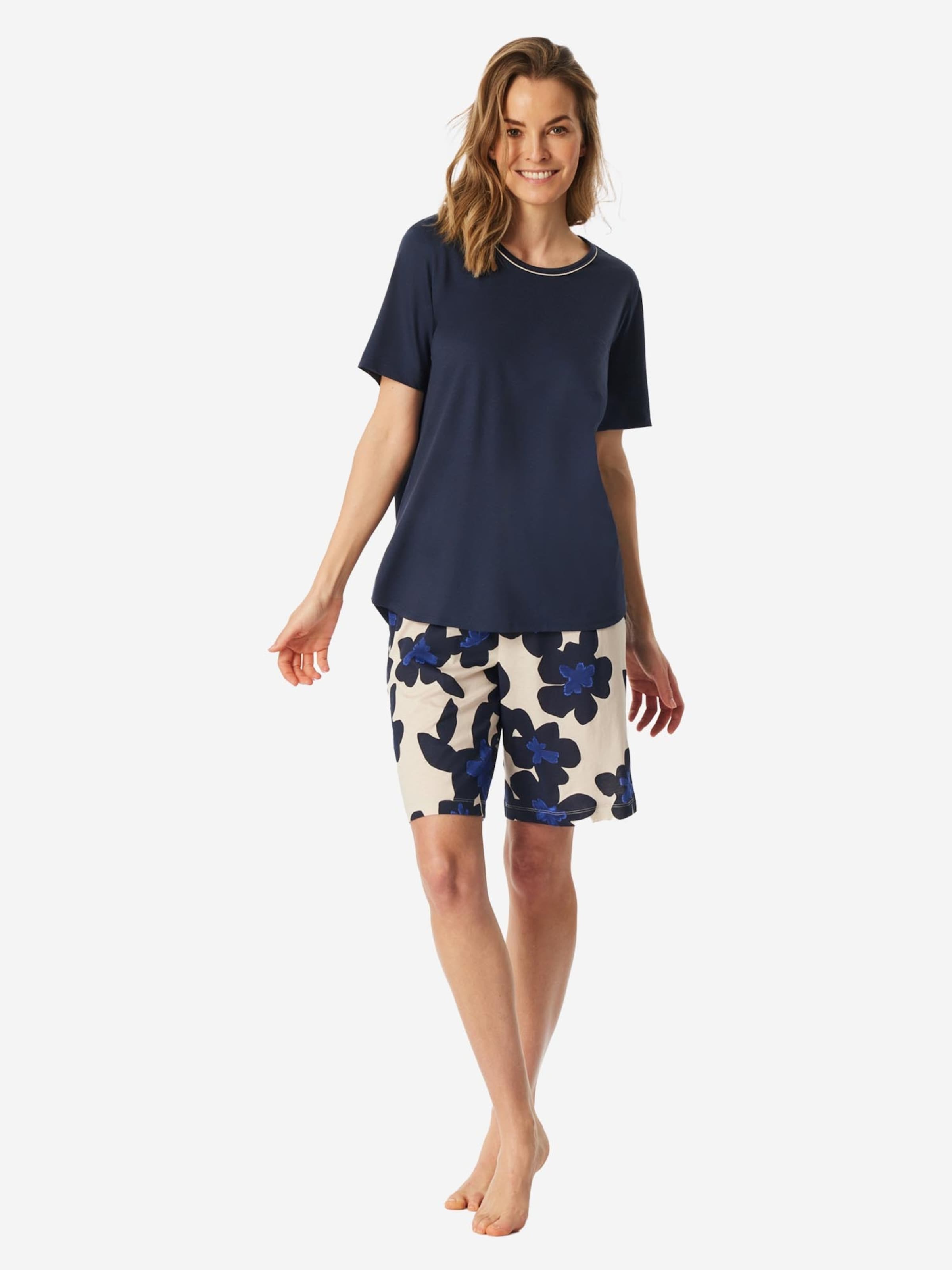 SCHIESSER - Pijama 'Comfort Nightwear ' en azul