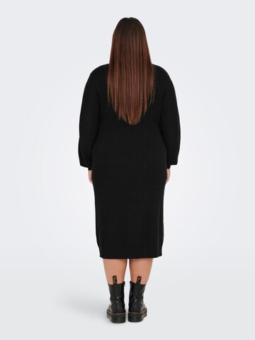 ONLY Carmakoma Knitted dress 'Lucca Esly' in Black
