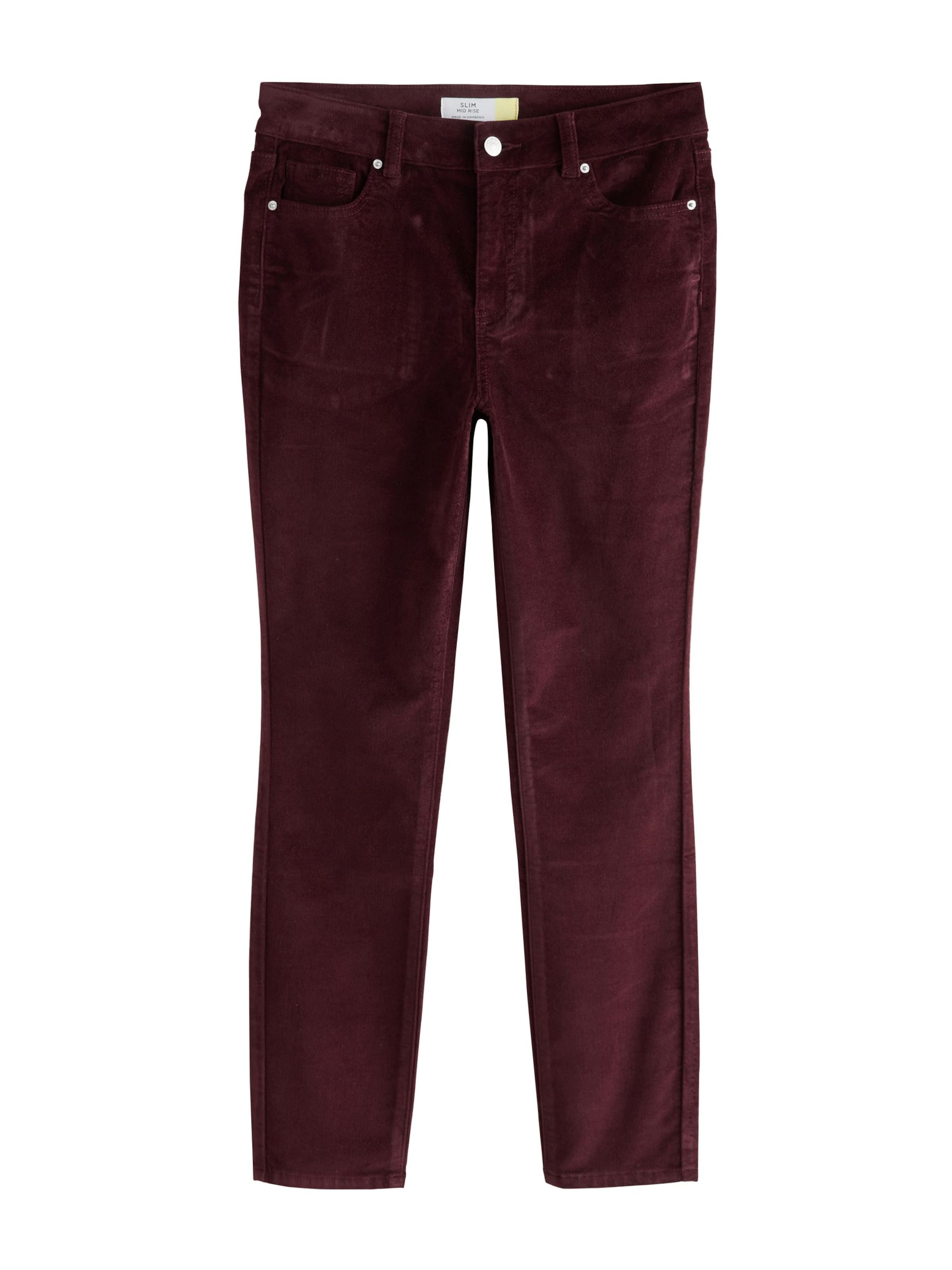 Next Broek in de kleur Bourgogne, Productweergave