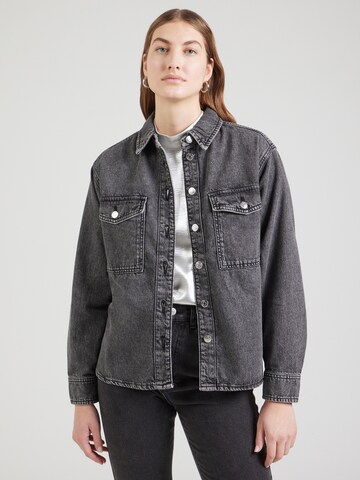 QS Bluse in Grau: Vorderseite