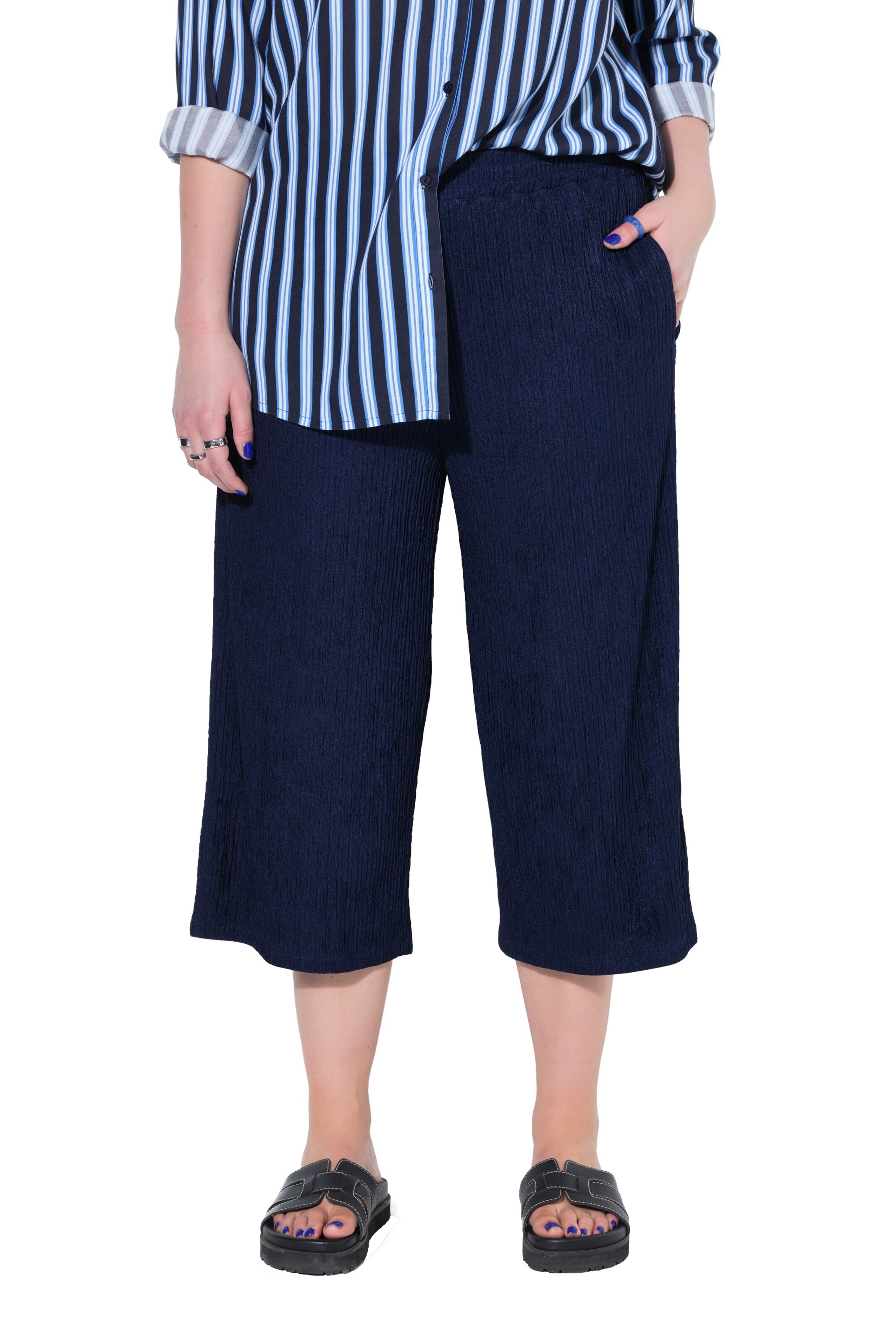 Studio Untold Wide leg Trousers in Blue