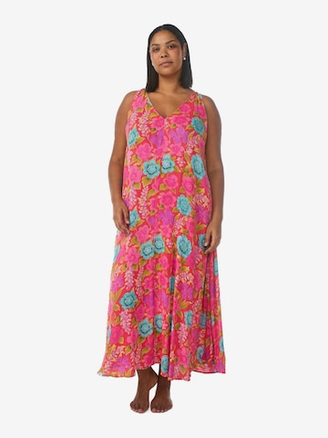 raudona Swim by Zizzi Paplūdimio suknelė 'Slulu': priekis