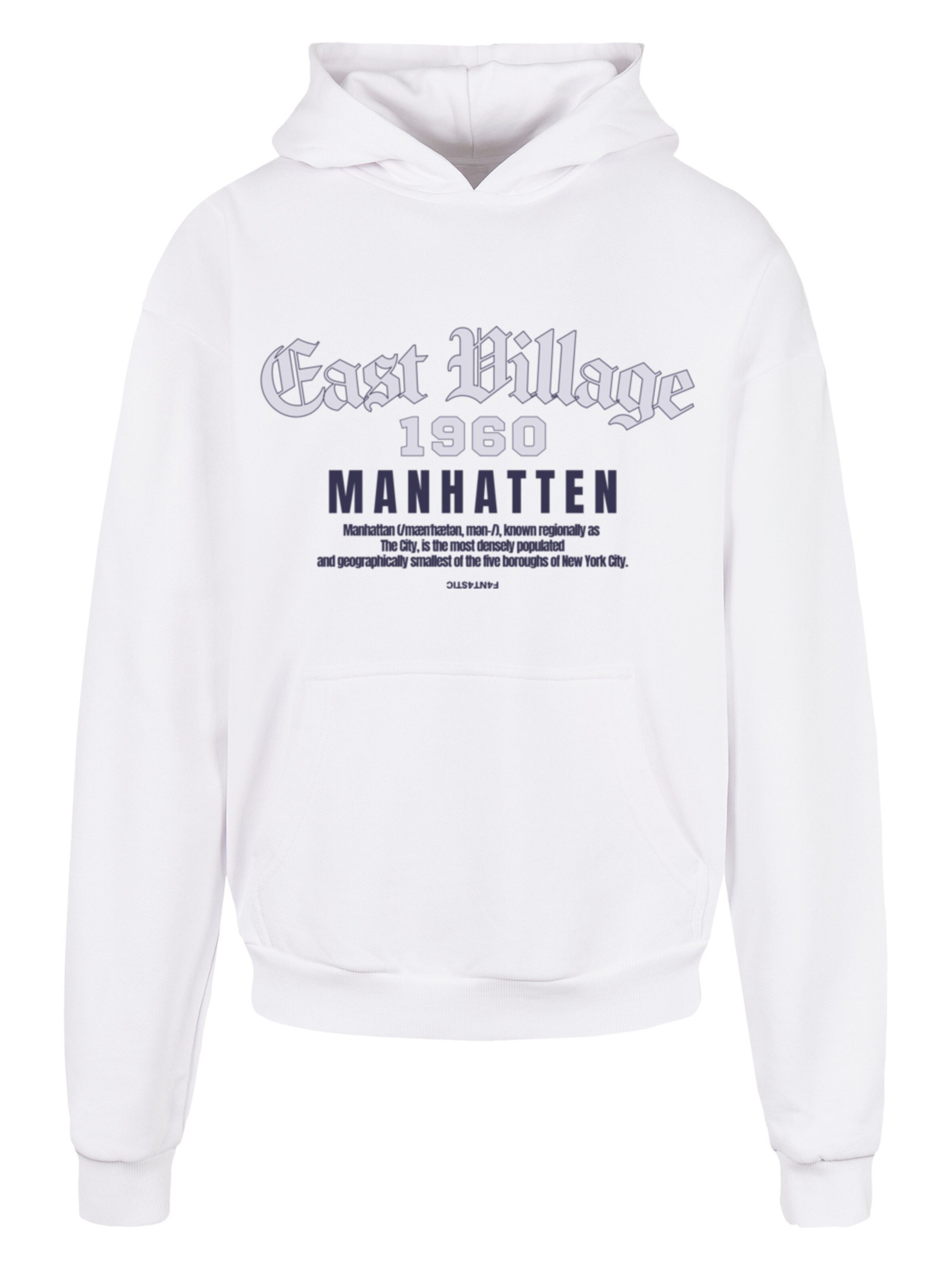 F4NT4STIC Sweatshirt 'Manhatten' in White: front