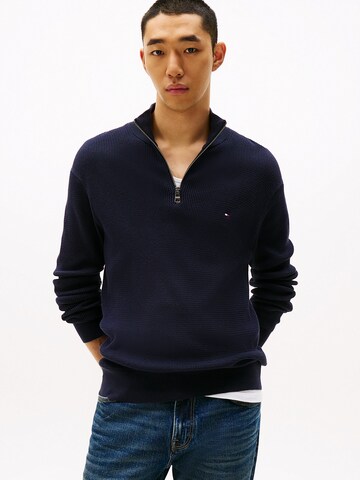Pull-over TOMMY HILFIGER en bleu : devant