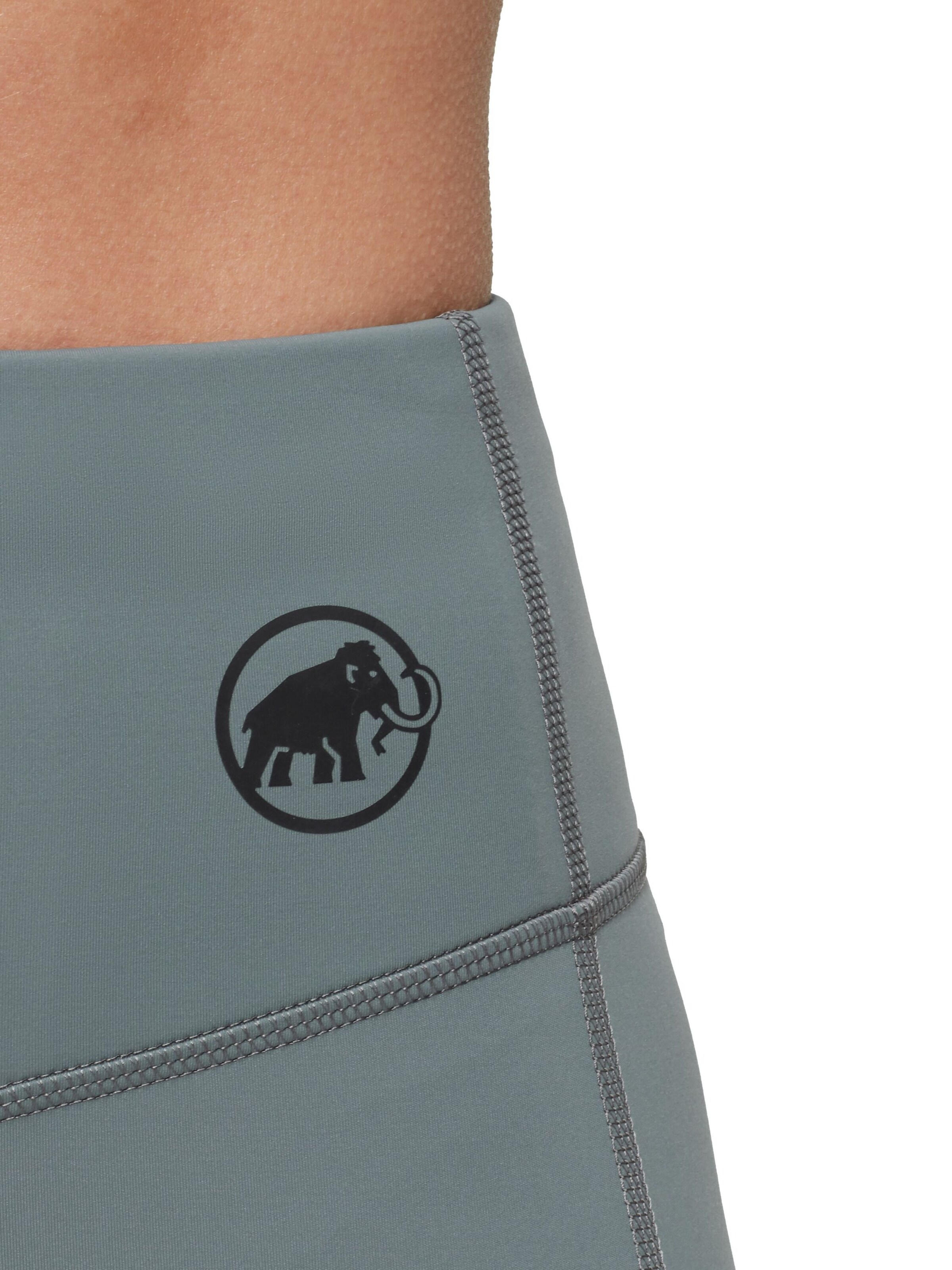 MAMMUT Skinny Workout Pants 'Massone' in Grey