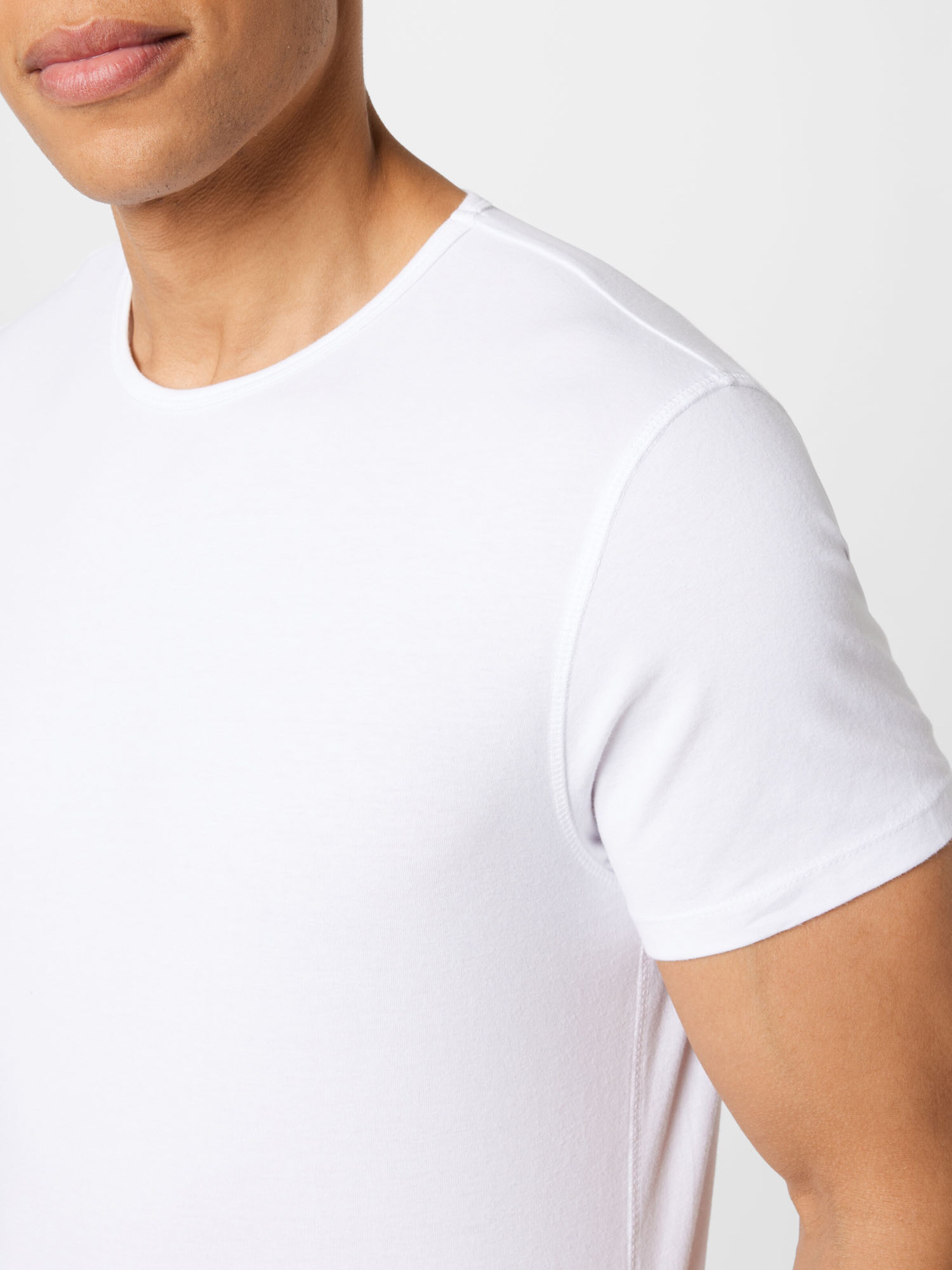 Männer Shirts BLEND T-Shirt in Weiß - PK24234 Männer Shirts BLEND T-Shirt in Weiß - PK24234