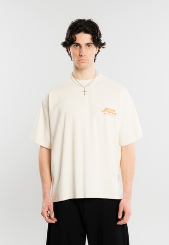 Another Cotton Lab - Camisa 'No Signal' em branco