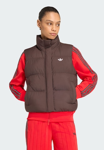 ADIDAS ORIGINALS - Colete em castanho: frente
