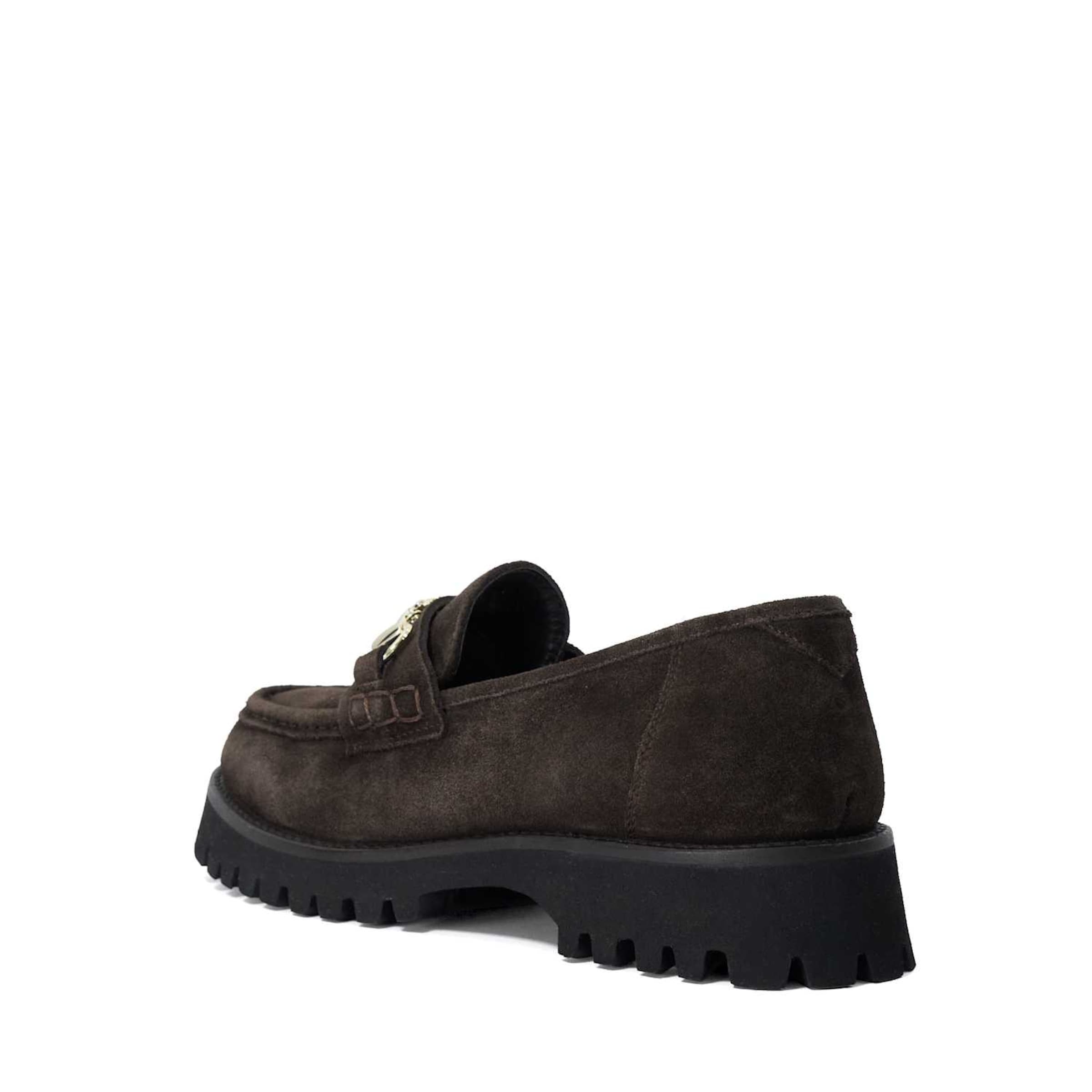 Dune LONDON Slipper 'Grissini' in Braun