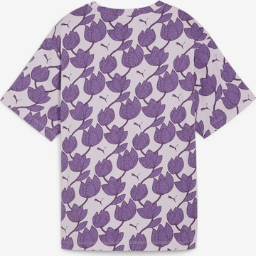PUMA Shirt 'ESS+ BLOSSOM' in Purple