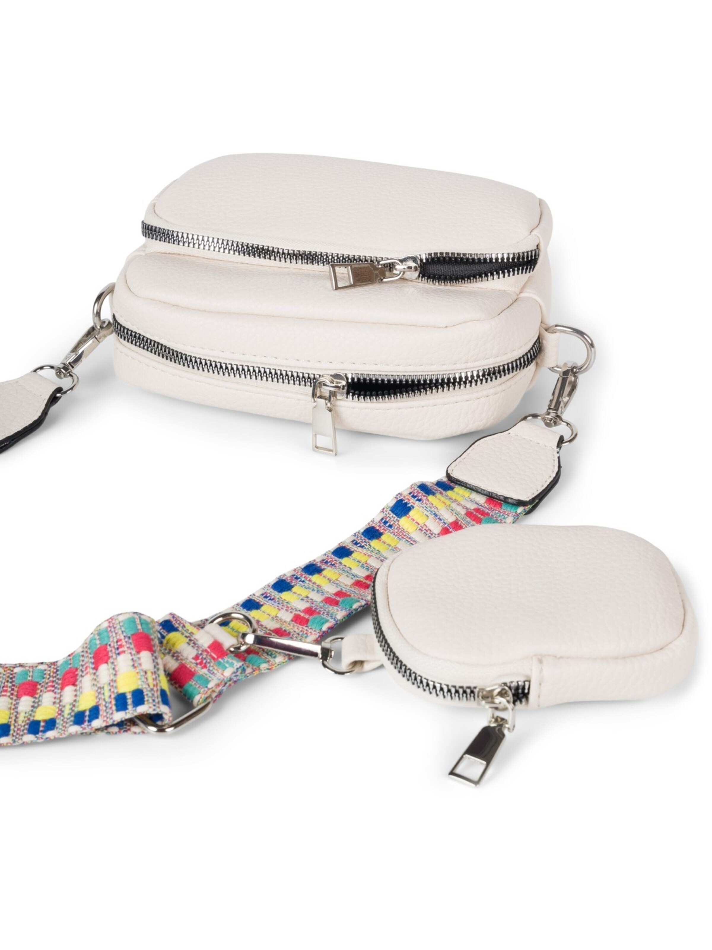 styleBREAKER Umhängetasche 'Rechteckige Umhängetasche Set 2-Teilig'‌‌‌‌‌ in Beige