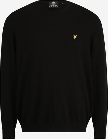 Lyle & Scott Big&Tall Свитер в Черный: спереди