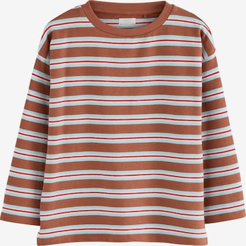Next Shirt in Braun: Vorderseite