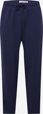 Tommy Jeans Tapered Pants in Blue: front