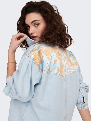 ONLY Bluse 'CAMILLE' in Blau