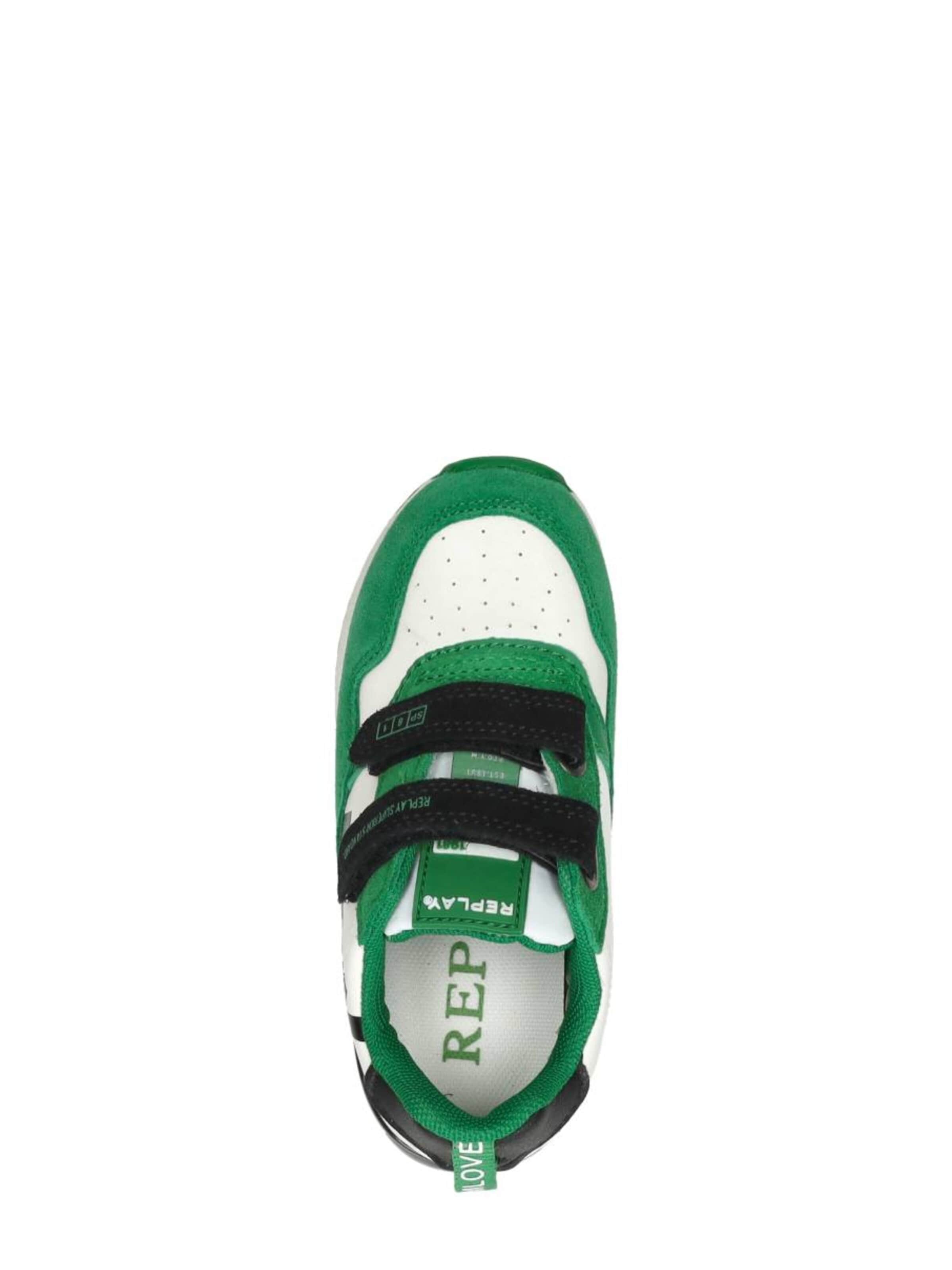 REPLAY Trainers 'Shoot Kid' in Green