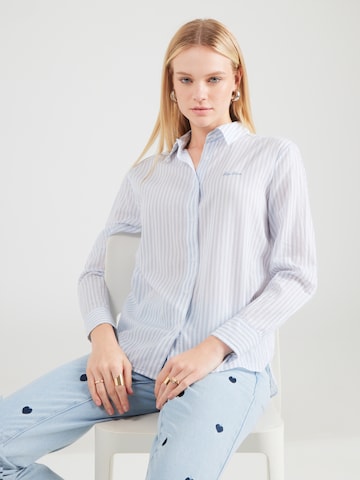 Pepe Jeans Blúzka - Modrá: predná strana