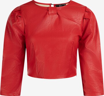 faina Blouse in Rood: voorkant