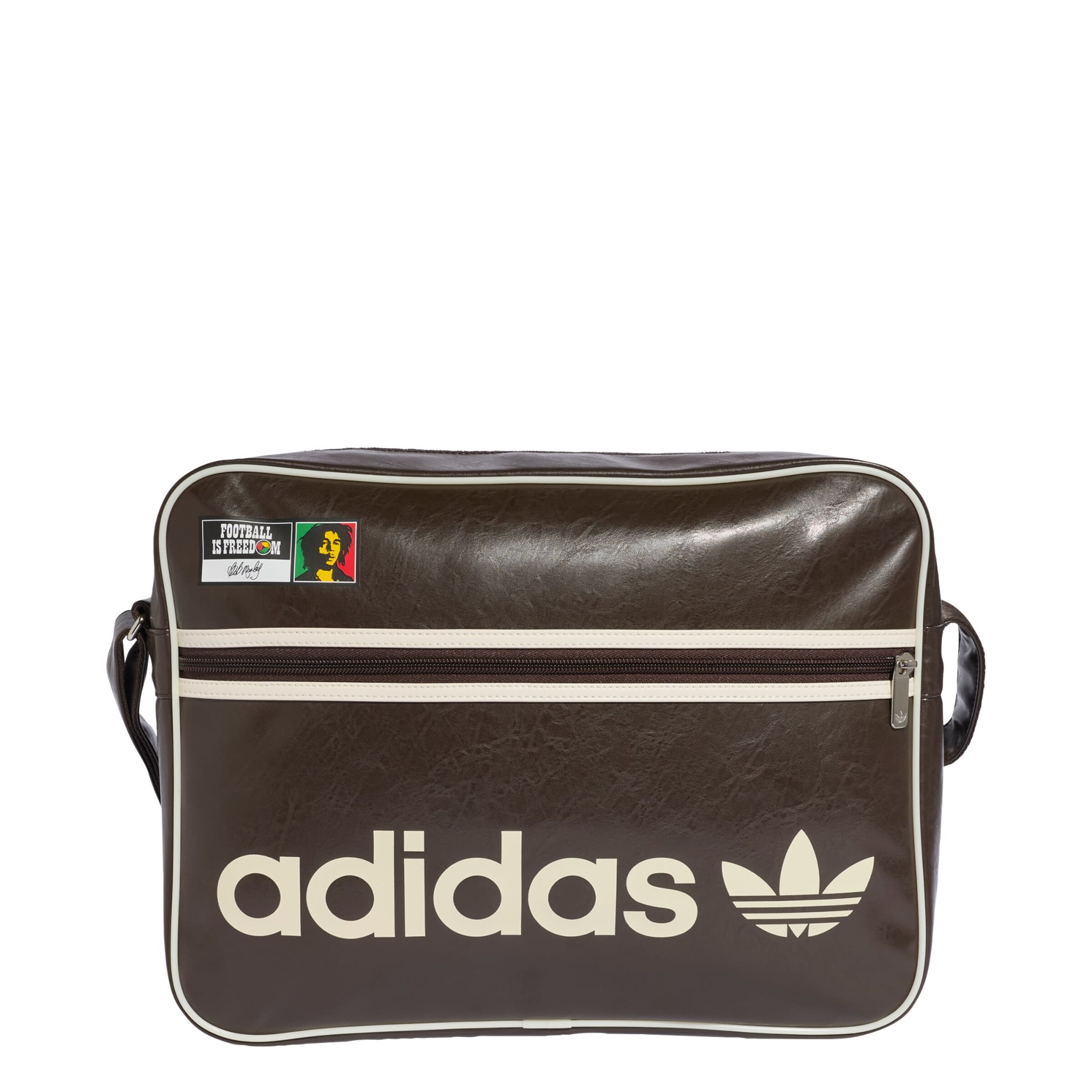ADIDAS PERFORMANCE Sac de sport 'Jamaika x Bob Marley' en crème / brun foncé, Vue avec produit