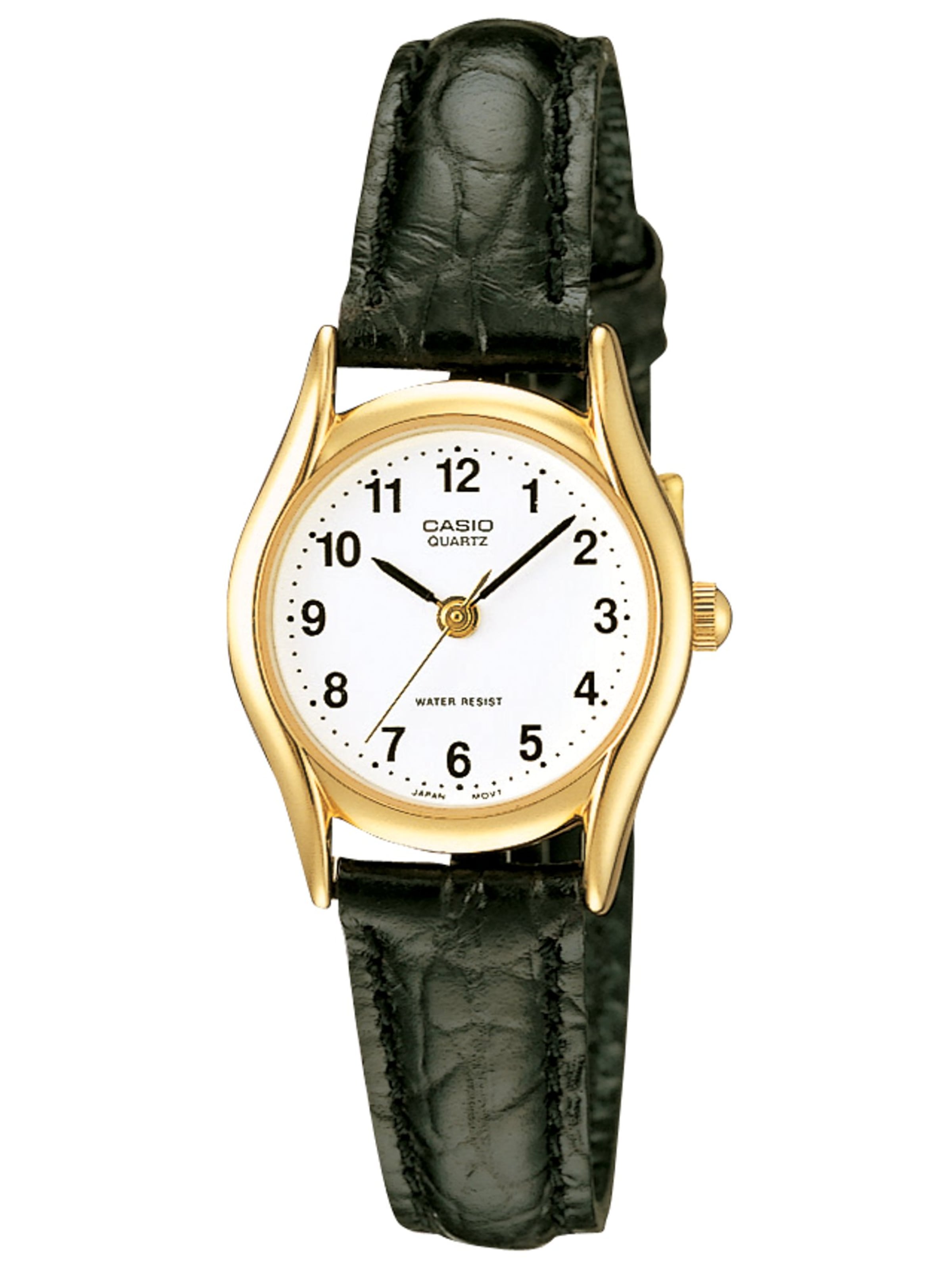 CASIO Analoguhr 'Sportiv' in Schwarz: Vorderseite