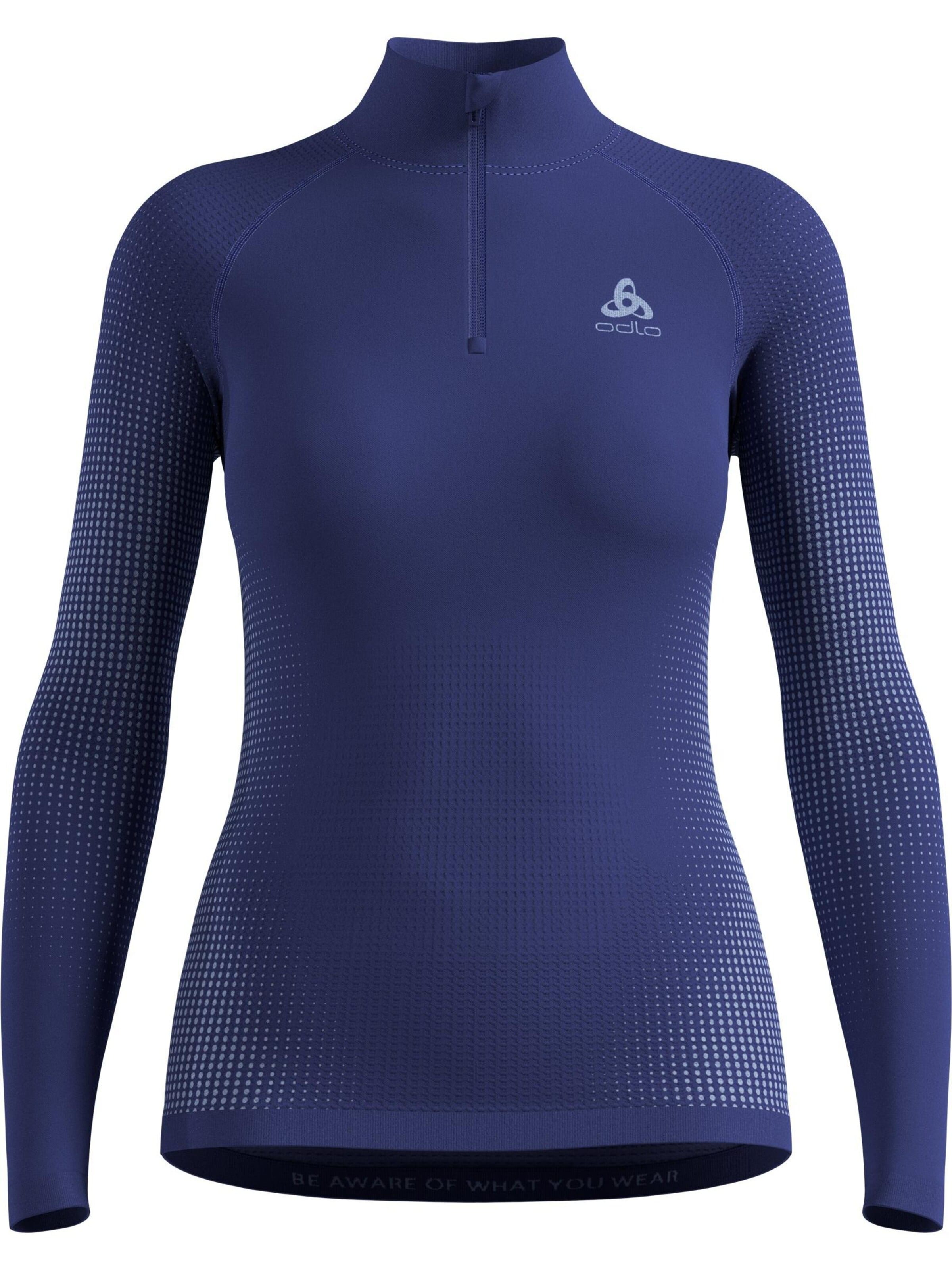 Base layer 'PERFORMANCE WARM ECO' di ODLO in lilla: frontale