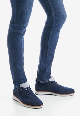LLOYD Sneakers hoog 'MERLIN' in Blauw: voorkant