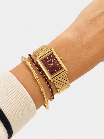 BURKER Watches Zegarek analogowy 'Olivia Gold Burgundy' w kolorze złoty: przód