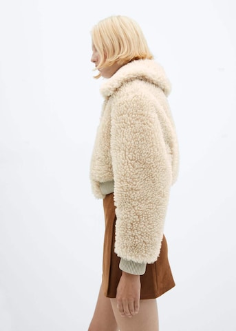 MANGO Between-Season Jacket 'BUBBLE' in Beige