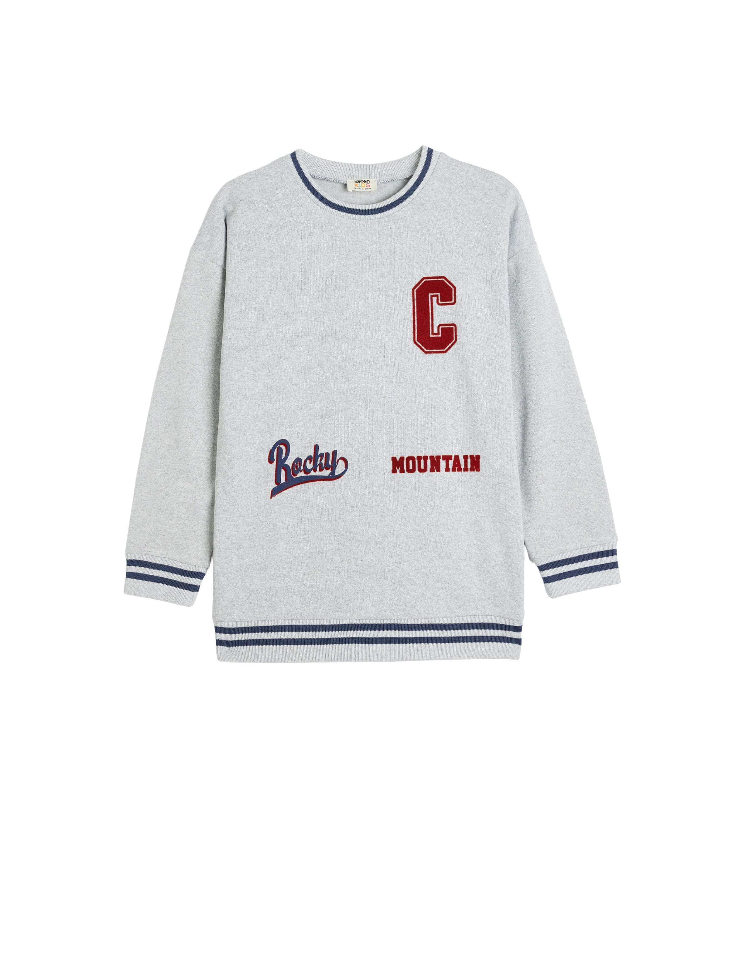 Koton Sweatshirt in Grau: Vorderseite